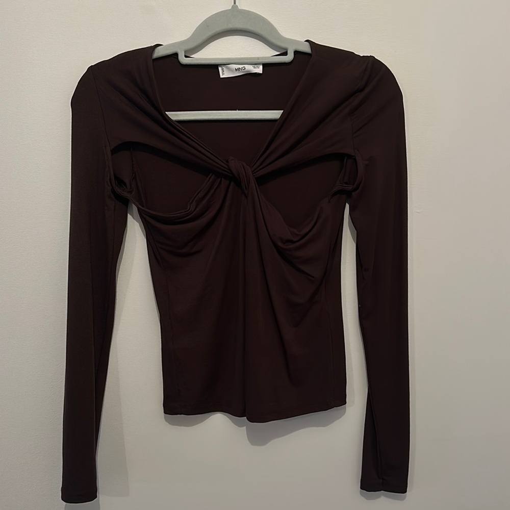 Mango Cut Out Detail Shirt
